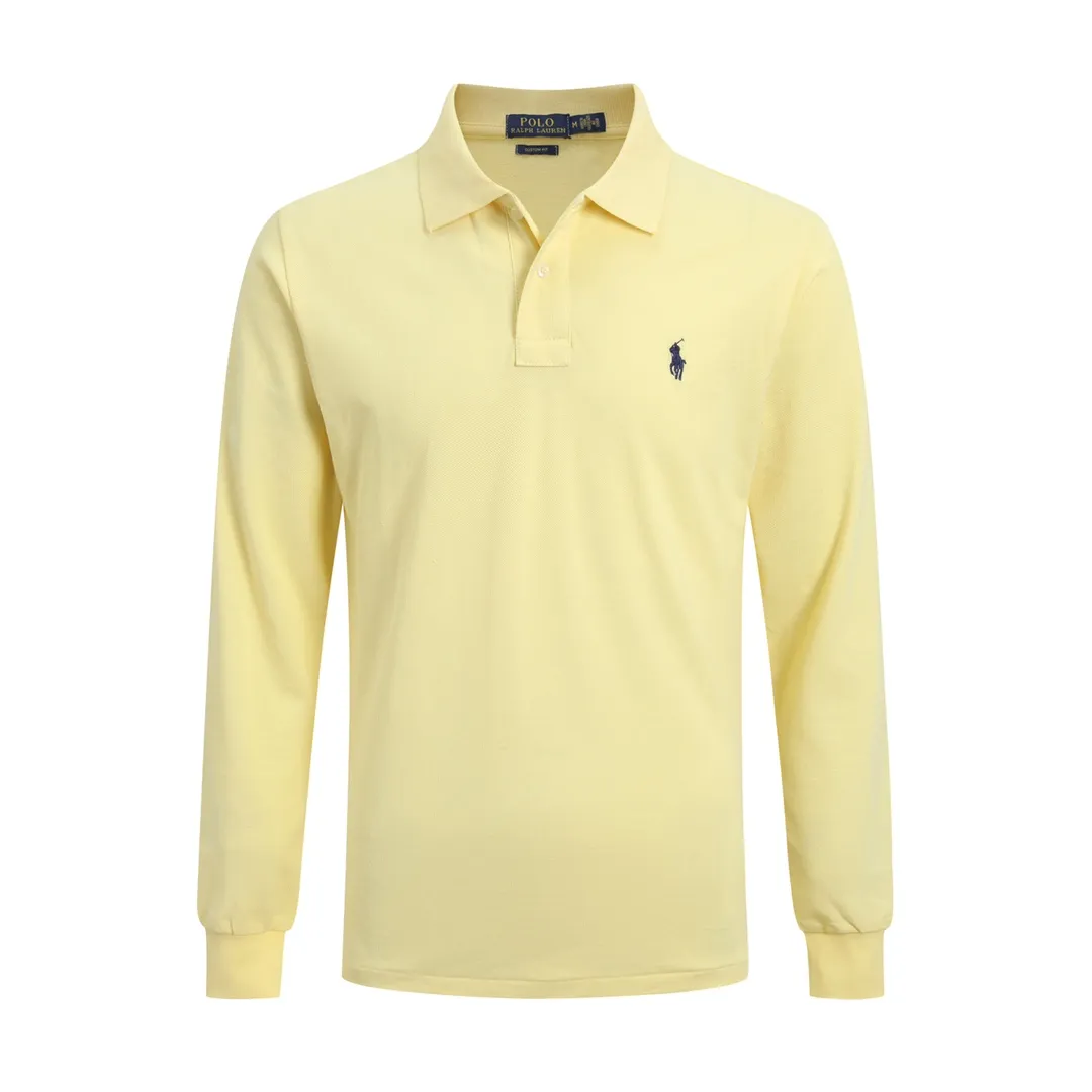 P190 Ralph Lauren polo pony logo long-sleeved polo shirt Item number: 9921 Color chart